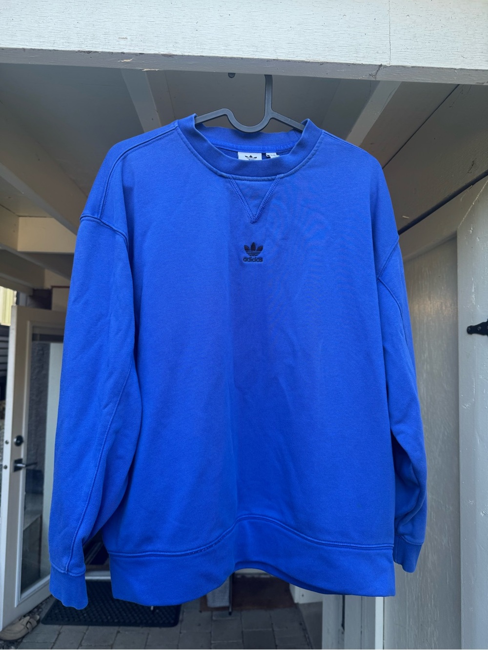 adidas Royal Blue Trefoil Crewneck Sweatshirt